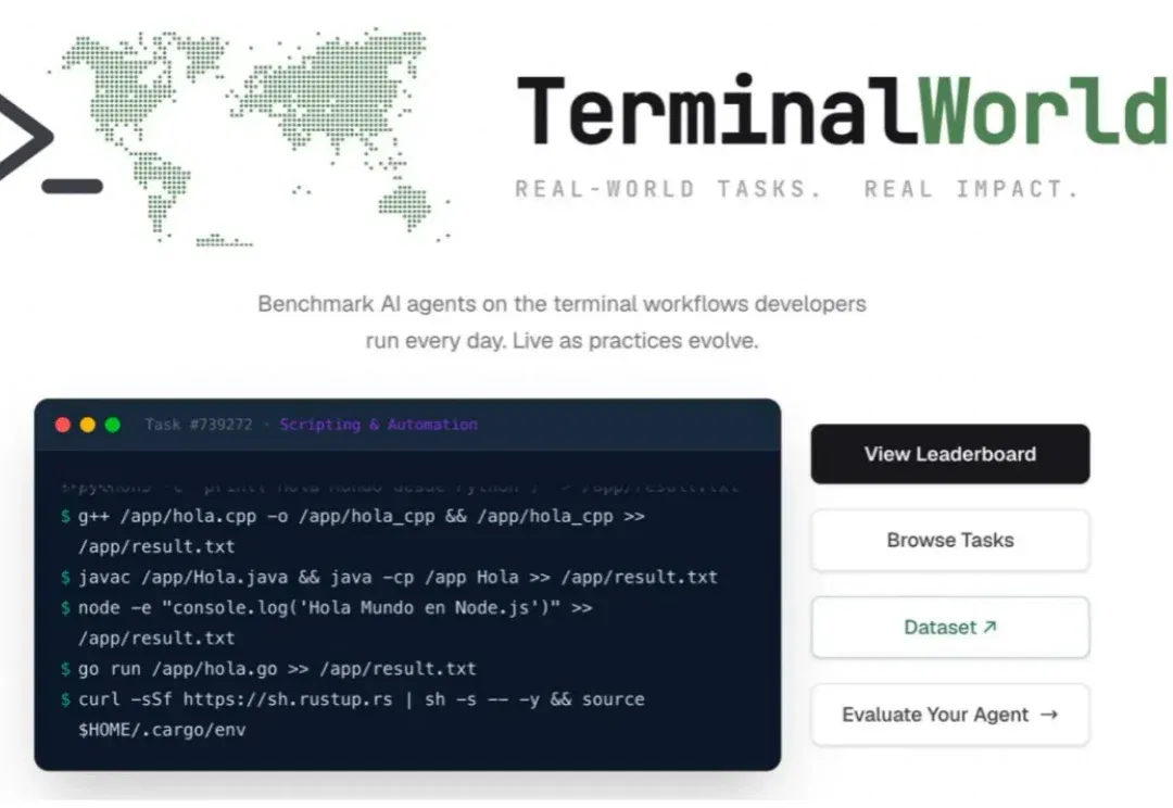 不靠专家出题，8万条人类终端录像，炼成首个真实CLI工作流基准TerminalWorld