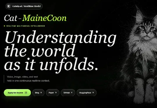 撸猫撸出SOTA！3个00后2个月，造出史上最快流式音视频社交模型MaineCoon