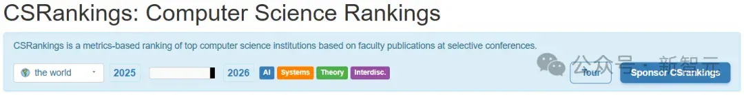 中国高校屠榜2026 CSRankings！上交清华并列第一，北大AI封神