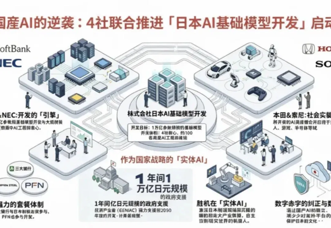 软银攒局的日本“物理AI国家队” 能打破创新困局吗?