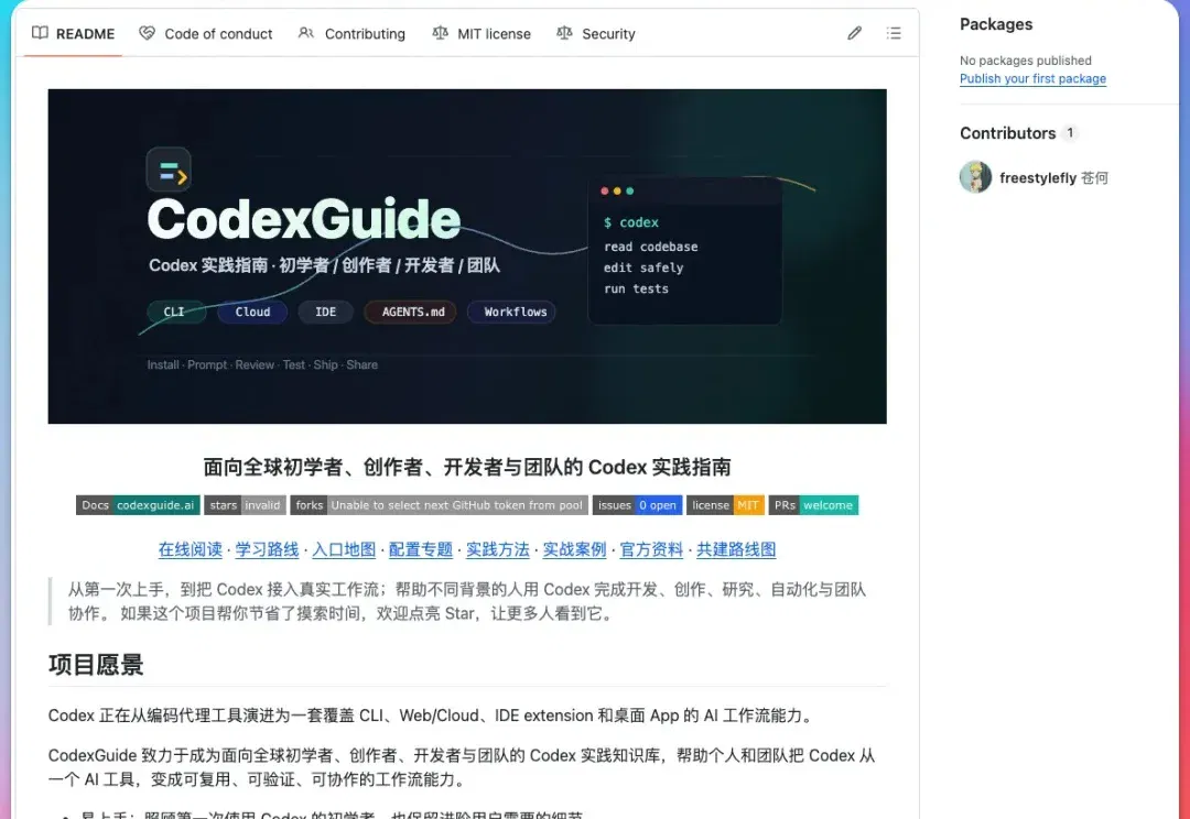 爆肝两周，我把 Codex 最全实战指南开源了