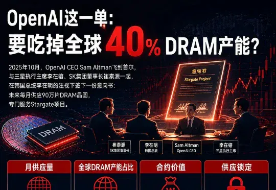 算力账单暴涨！你给OpenAI花的钱，全成了三星SK海力士的年终奖