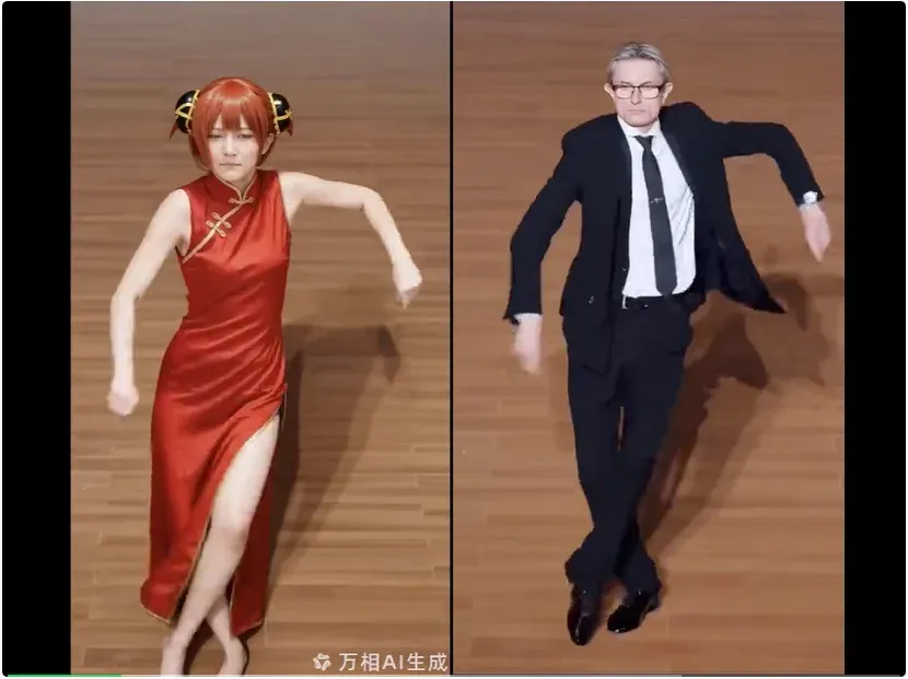 Wan2.2-Animate又火了，5分钟让抠脚大汉秒变高冷女神。