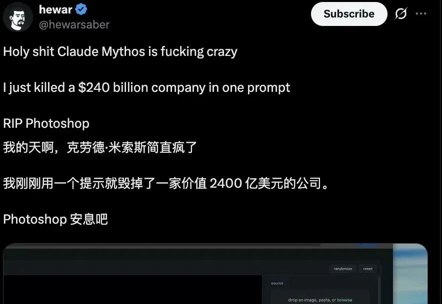 Claude Fable 5首日实测，杀疯了…