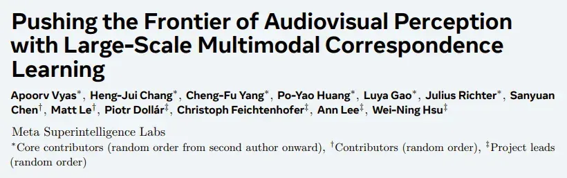 分割一切、3D重建一切还不够，Meta开源SAM Audio分割一切声音