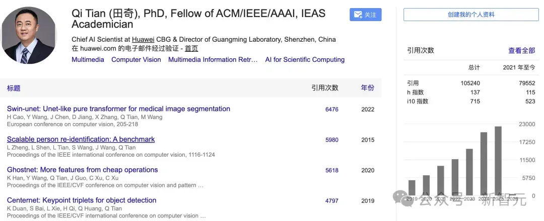 2026年AAAI Fellow名单出炉！清华校友田奇等4位华人学者入选