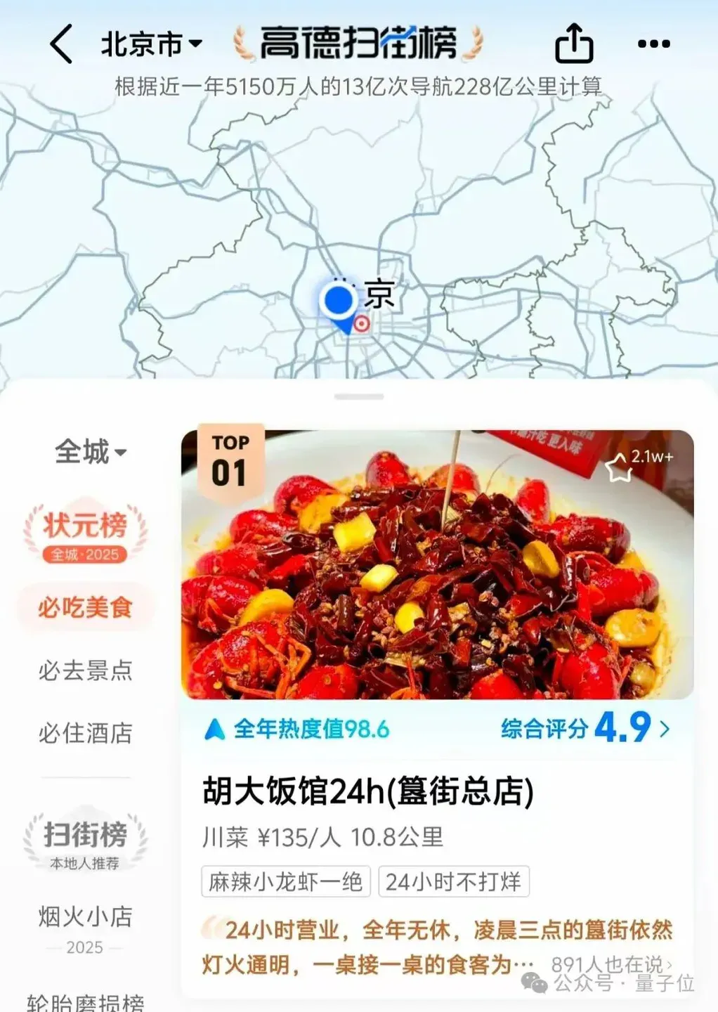 高德一夜刷榜：十亿用户用脚投票，美食到店榜单乱象被AI横扫