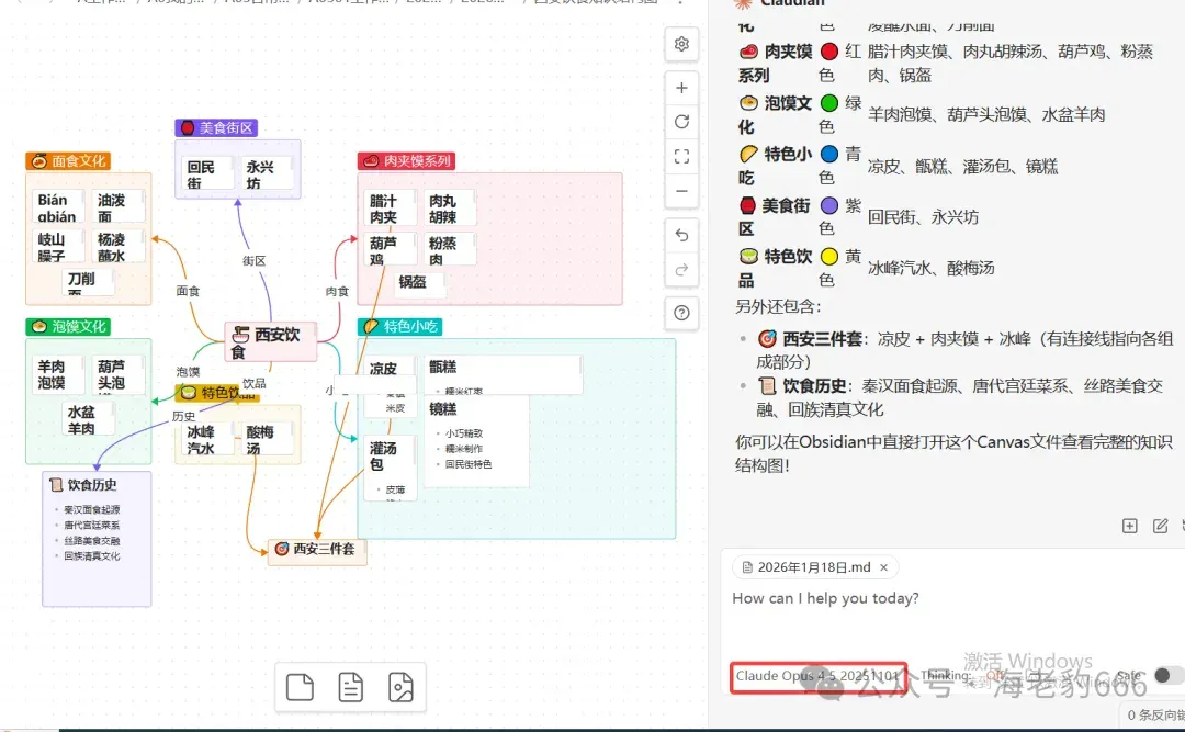Obsidian + AI，笔记效率提升10倍！一键生成Canvas和小红书风格笔