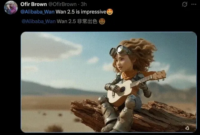 Sora 2瑟瑟发抖！通义万相2.5放大招：一句话出1080P电影，音画精准同步