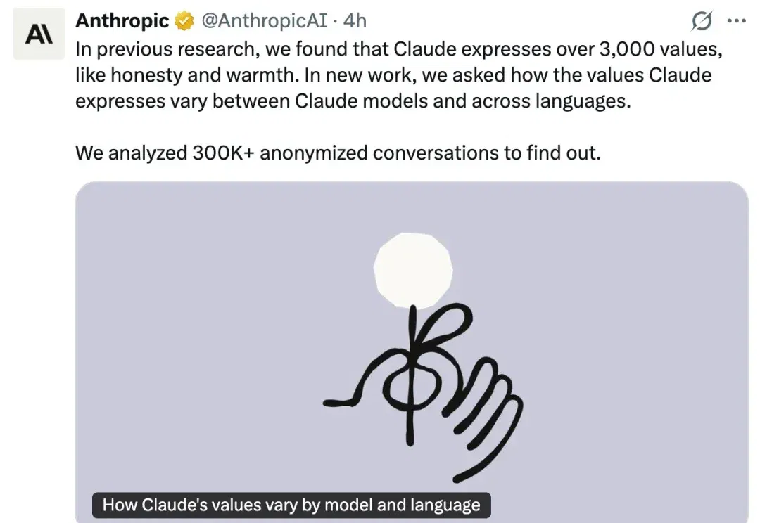 AI也会「看人下菜」？Anthropic勾勒出了Claude的价值观画像