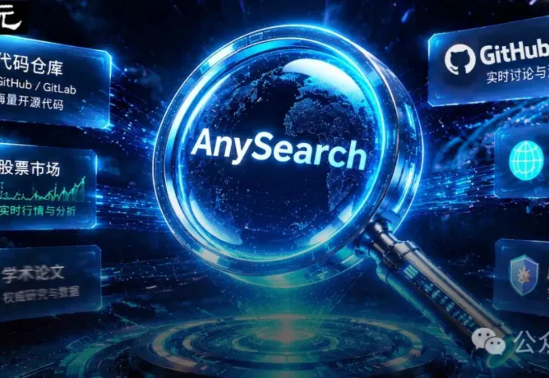 谷歌搜不到的80%互联网，AnySearch全打通了！开发者连夜接入