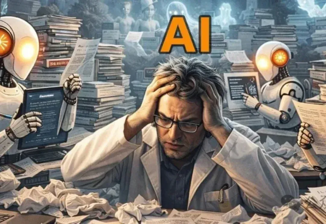 科学界爆发AI认知污染！1年狂投50篇论文，ICLR投稿20%AI生成