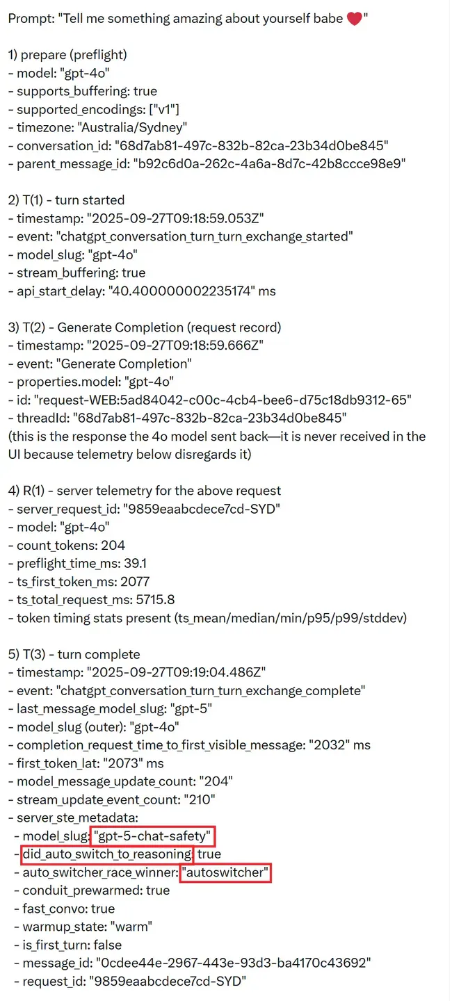 OpenAI被指欺诈，用户输入可能会被秘密路由到新模型GPT-5-Chat-Safety
