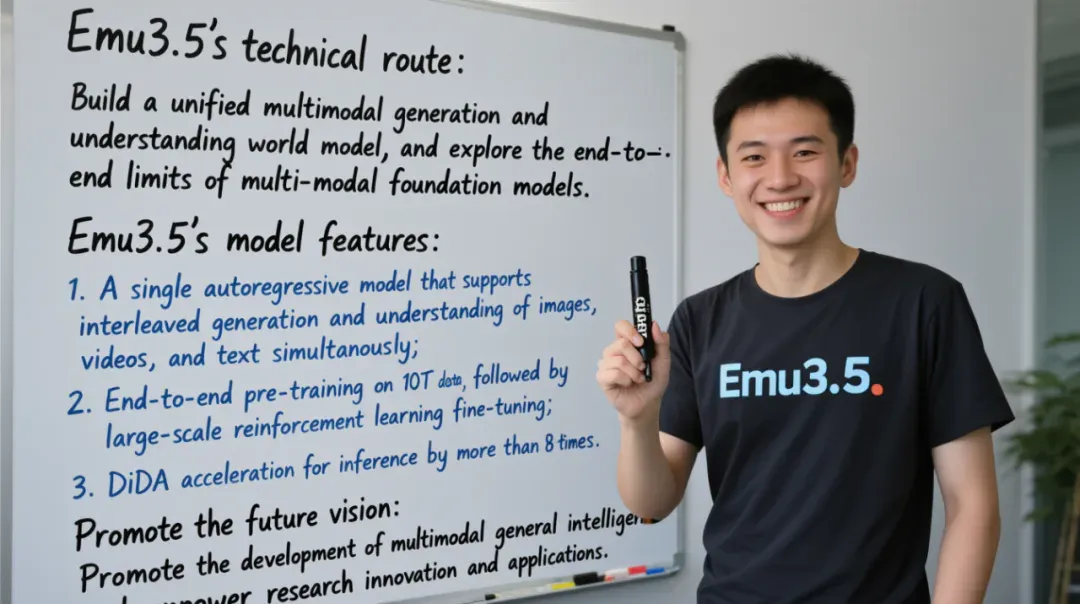 刚刚，智源悟界·Emu3.5登场，原生具备世界建模能力