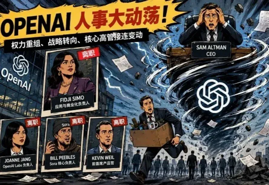 OpenAI乱套了，11员大将集体跑路