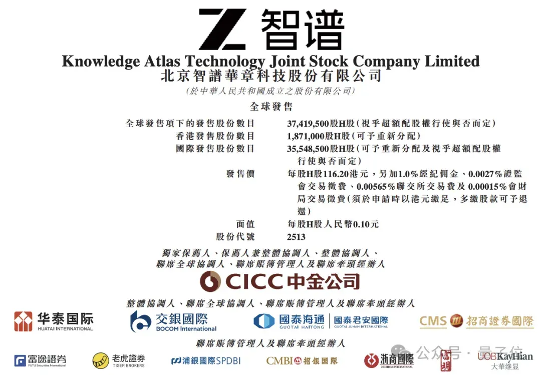 智谱定档大模型第一股，1月8日挂牌上市，IPO预募资43亿港元