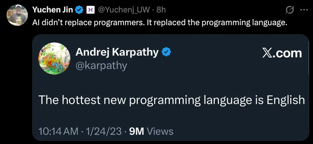 AI大佬Karpathy焦虑了：作为程序员，我从未感到如此落后