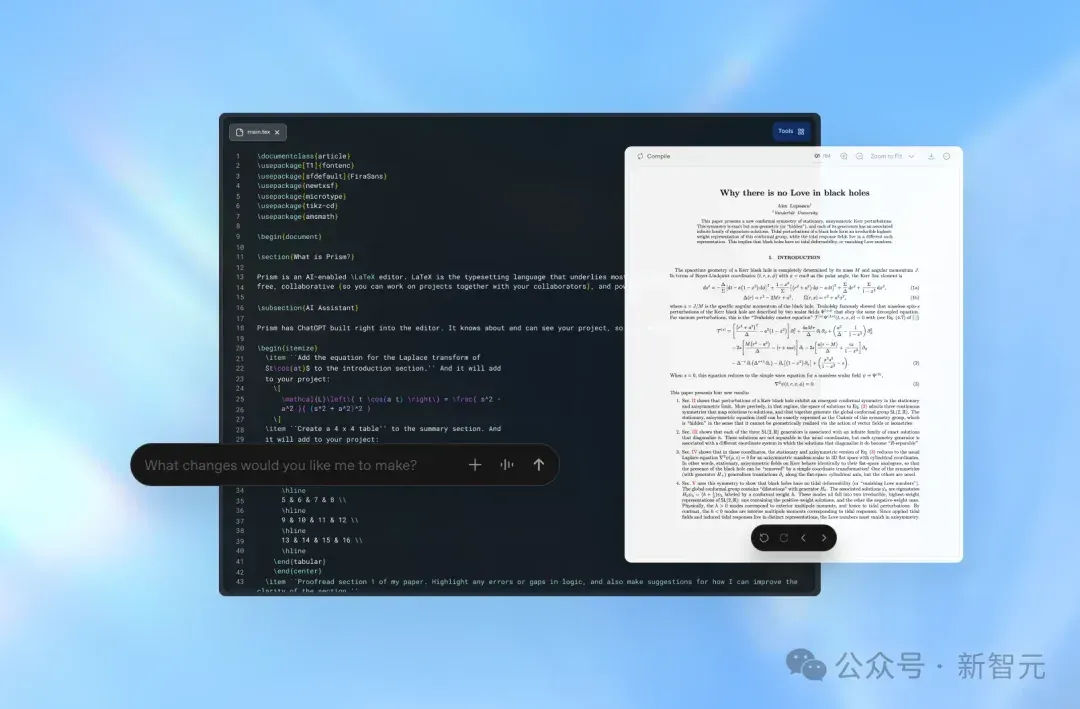OpenAI凌晨放大招，免费Prism颠覆科研！从摘要到致谢，GPT-5.2包圆