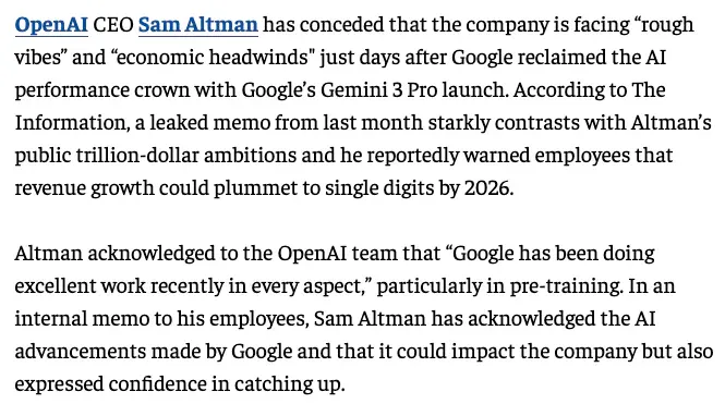 深度讨论 Gemini 3 ：Google 王者回归，LLM 新一轮排位赛猜想｜Best Ideas