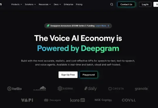 估值13亿美元，语音AI公司Deepgram宣布完成1.3亿美元C轮融资