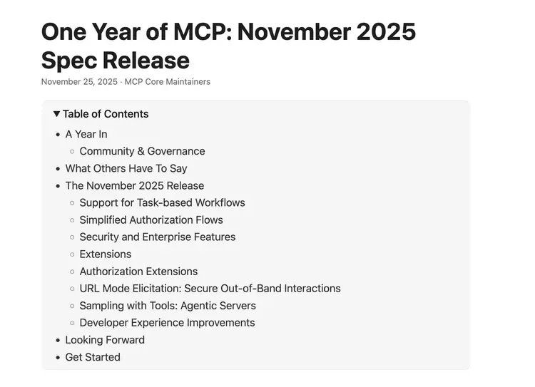 诞生才一周年，MCP凉了