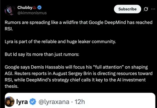 谷歌DeepMind，已经破解RSI?