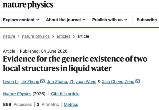 争论几十年的水之谜，被AI一举破解！港城大&中石大成果登Nature Physics