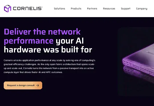 速递｜AI基础设施公司Cornelis获2.05亿美元融资
