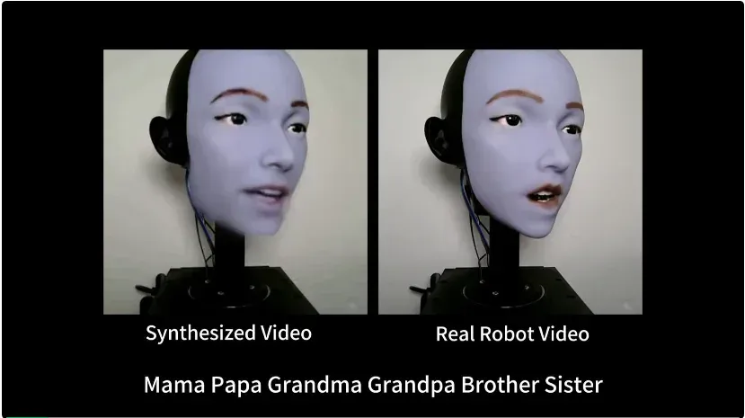 人脸机器人登上Science Robotics封面：用AI教会仿生人脸机器人「开口说话」