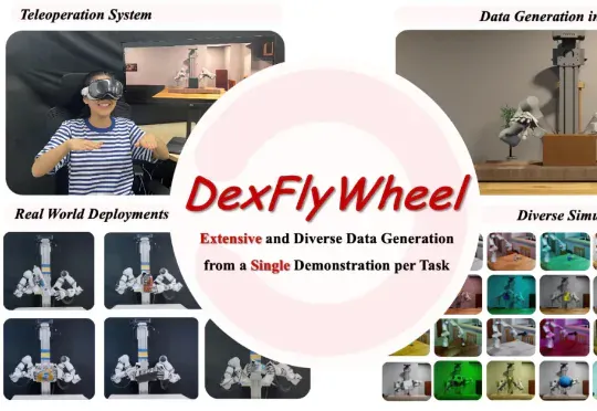 NeurIPS 2025 Spotlight | 只需一条演示，DexFlyWheel框架让机器人学会「自我造数据」