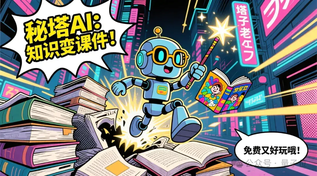 论文自动变漫画PPT！Nano Banana同款用秘塔免费生成，还有一对一语音讲解