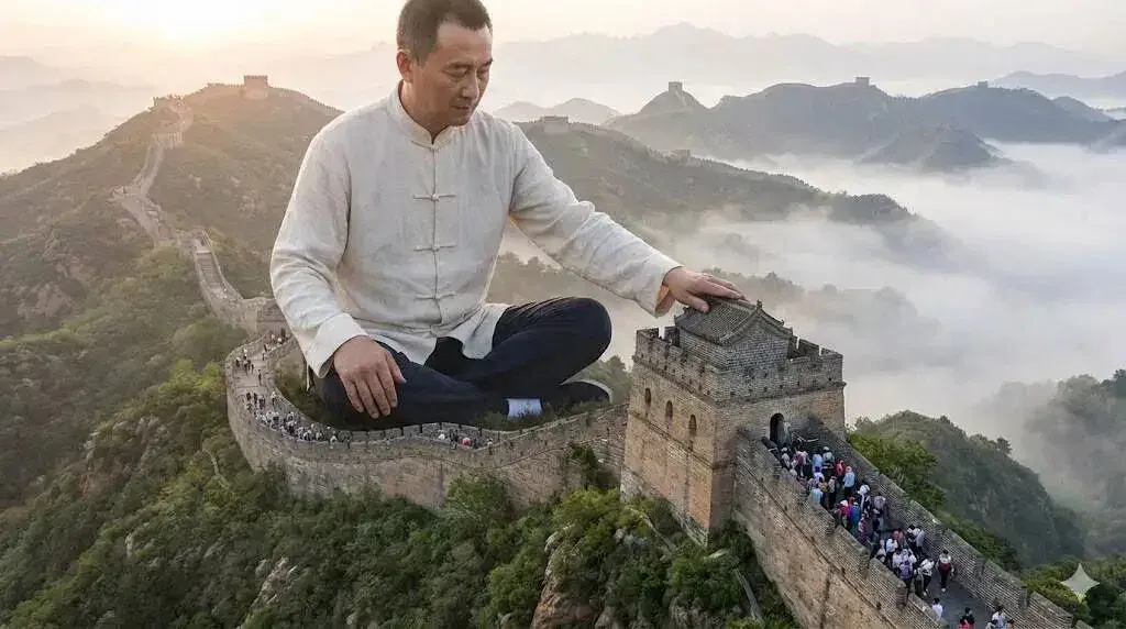 全网爆火的 AI 巨人照，让我终于实现了童年最疯狂的奥特曼幻想｜附教程