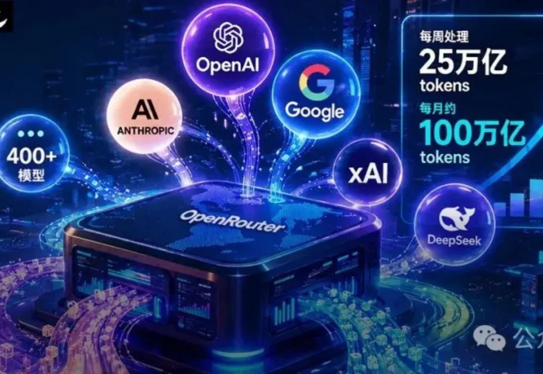 月吞100万亿Token！AI中转站OpenRouter赚爆了