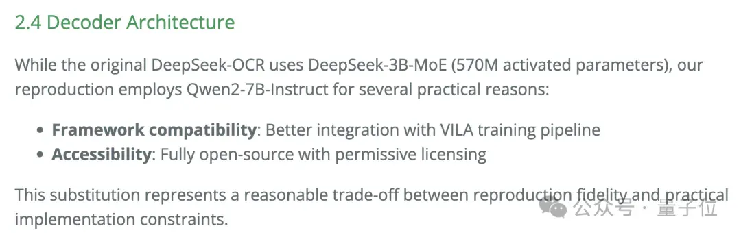 两周复刻DeepSeek-OCR！两人小团队还原低token高压缩核心，换完解码器更实用