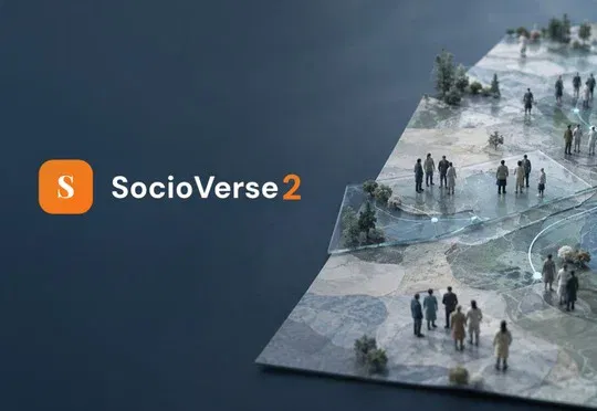 SocioVerse2：长程推演的社会模拟实验基地，让研究者和智能体携手进化