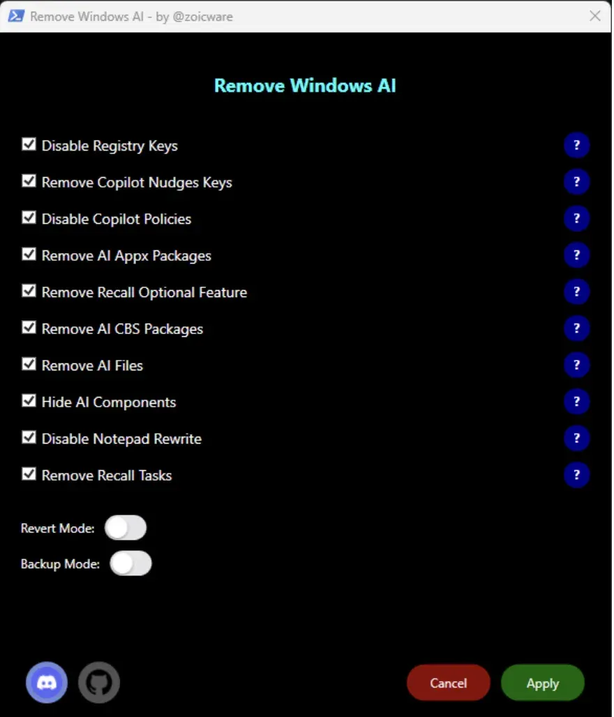 一键清空Win11所有AI！开发者“整活”，一行命令秒清Copilot、Recall，开源狂揽1.7k星！