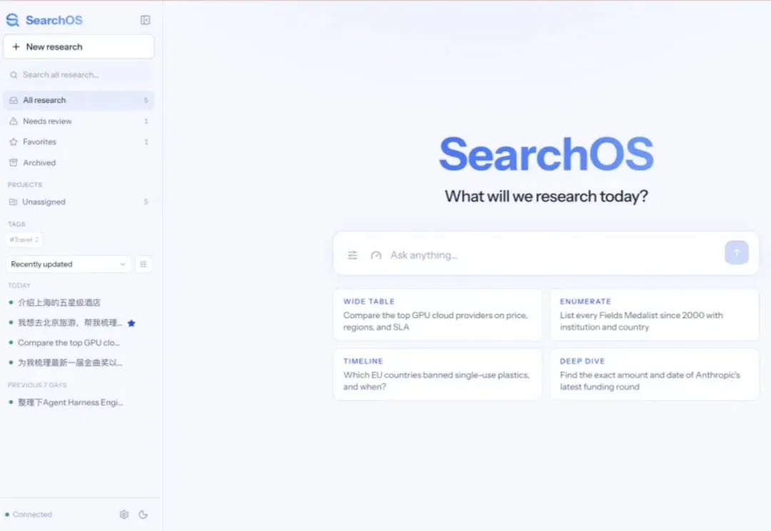 搜索智能体也需要「操作系统」：SearchOS 开源多智能体协作框架