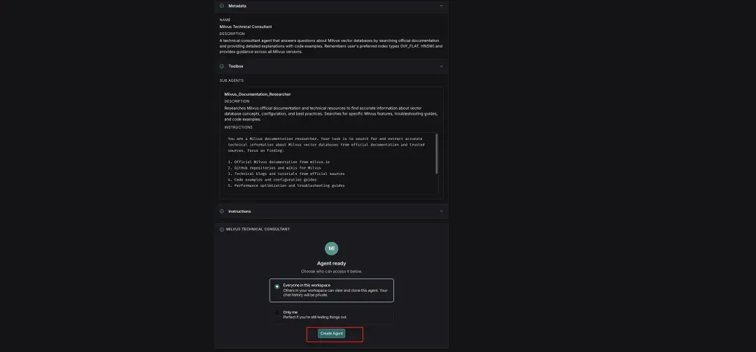 prompt比拖拉拽更适合新手做复杂agent！LangSmith+Milvus教程