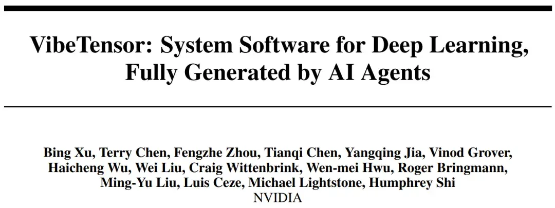 陈天奇、贾扬清点赞：Vibe Coding版PyTorch，连论文都是AI写的