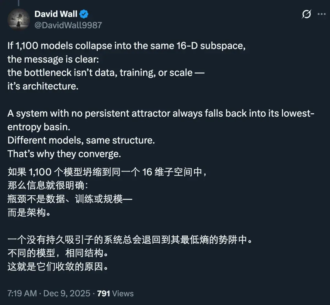 1100多个模型殊途同归，指向一个「通用子空间」，柏拉图又赢一回？