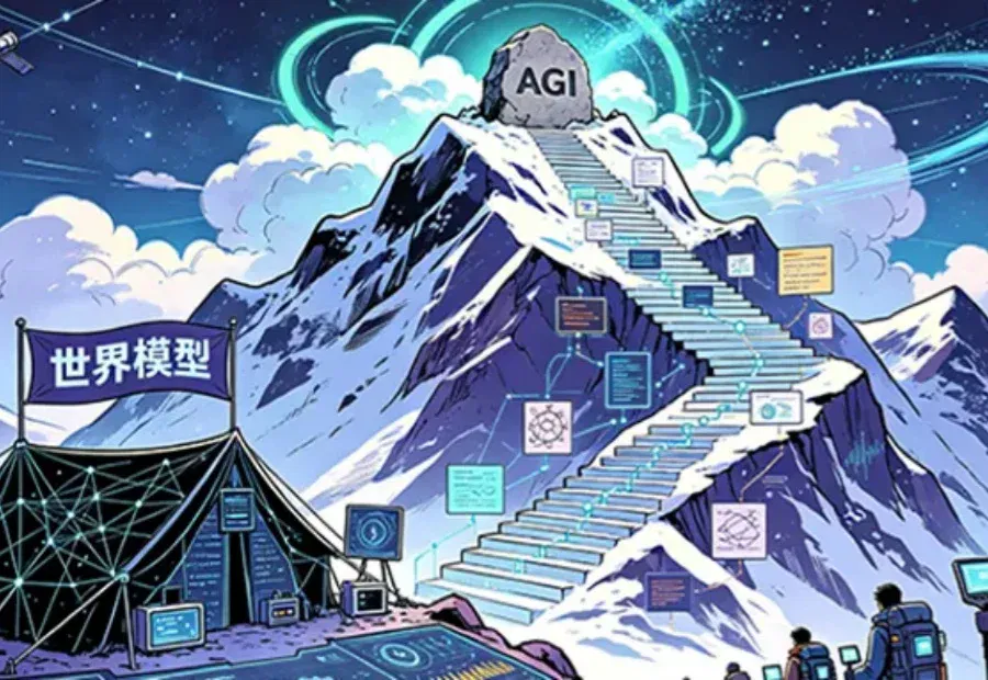 攀爬AGI的南北坡:语言模型之外,生数从世界模型出发