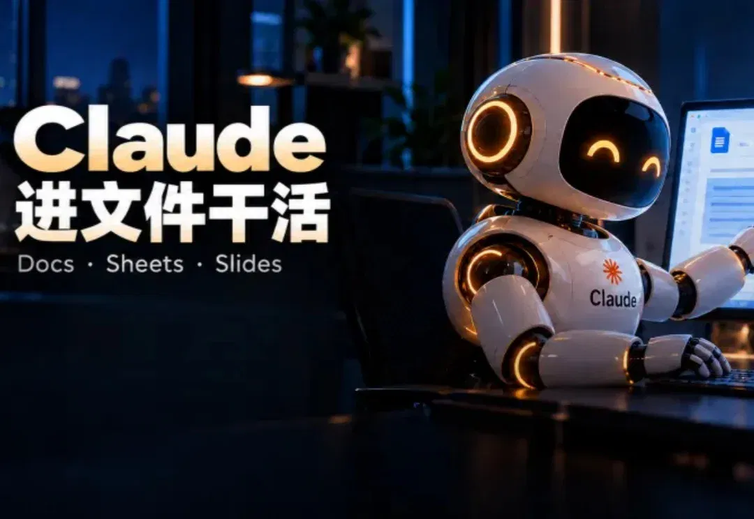 Claude打通谷歌办公三件套！文档表格PPT直接改