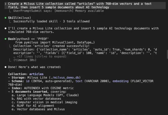 官宣:Zilliz Cloud&Milvus发布CLI工具与官方Skill,让AI Agent成为专业VDB运维与开发助手
