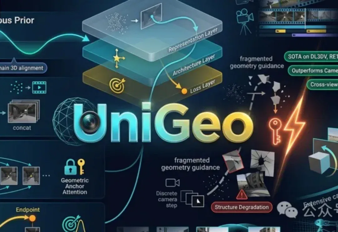 打破碎片化瓶颈！浙大&哈佛开源UniGeo，高保真相机可控编辑