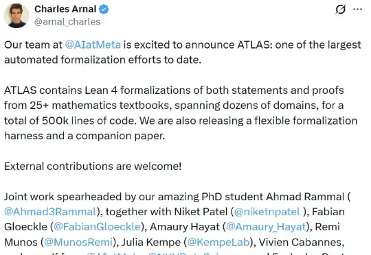 消耗1830亿token，Meta用AI把数学教材翻译成了一个超大Lean库