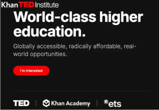 一万美元AI大学来了：Khan TED Institute成立