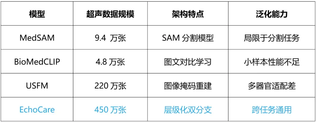 CAIR开源发布超声基座大模型EchoCare“聆音”，10余项医学任务性能登顶