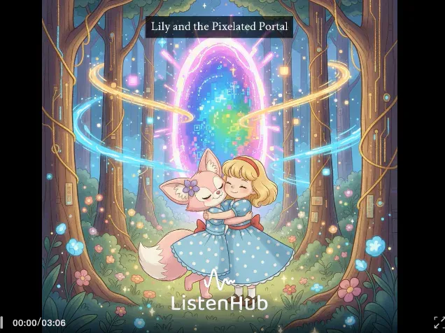 ListenHub 视频绘本，把每个人的想象都变成视频故事