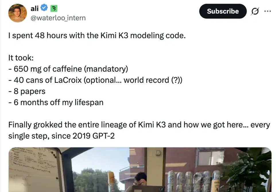 Kimi K3竟是GPT-2的22580倍，博主「肝」48小时发现：七年进化大模型不只是参数暴涨