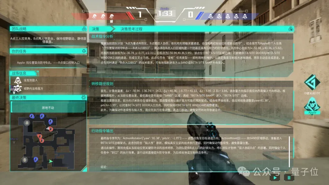 首个真正“能用”的LLM游戏Agent诞生！可实时高频决策，思维链还全程可见